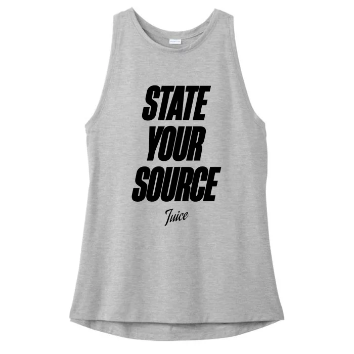 State Your Source Ladies Tri-Blend Wicking Tank