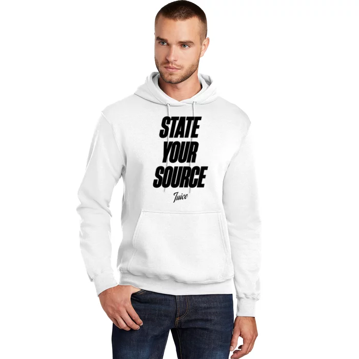 State Your Source Hoodie