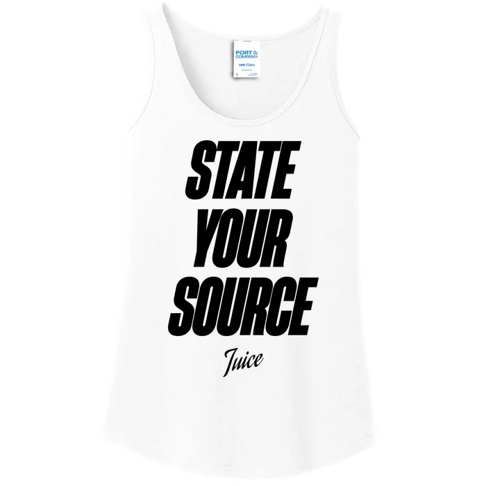 State Your Source Ladies Essential Tank