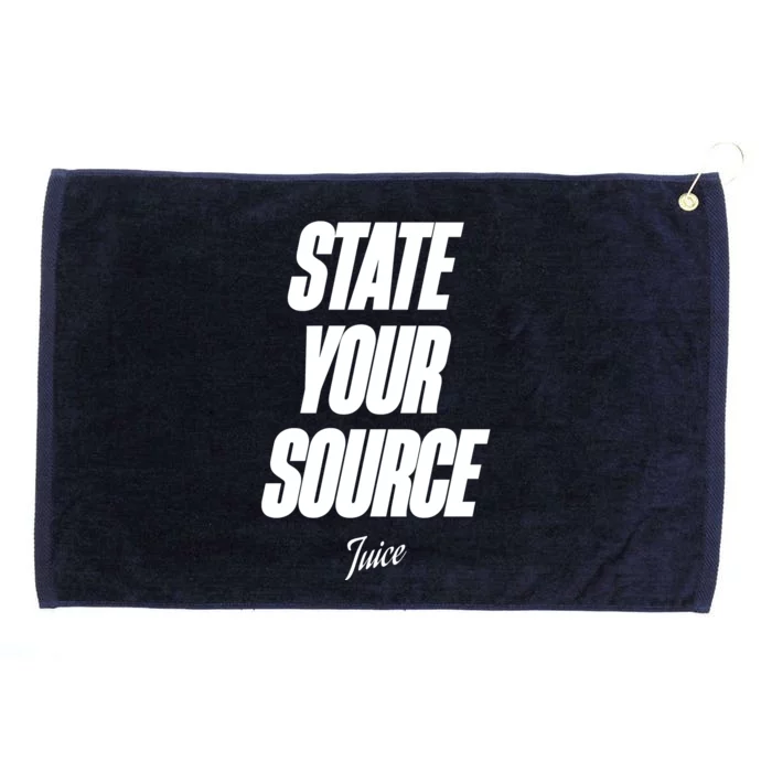 State Your Source Grommeted Golf Towel