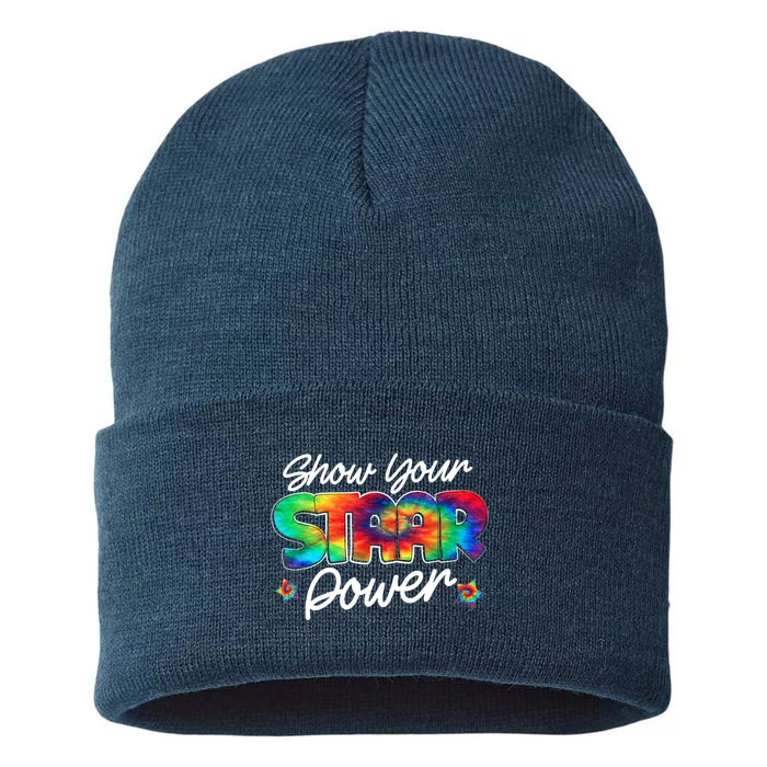 Show Your Staar Power Test Staar Day Mode On Teacher Testing Sustainable Knit Beanie