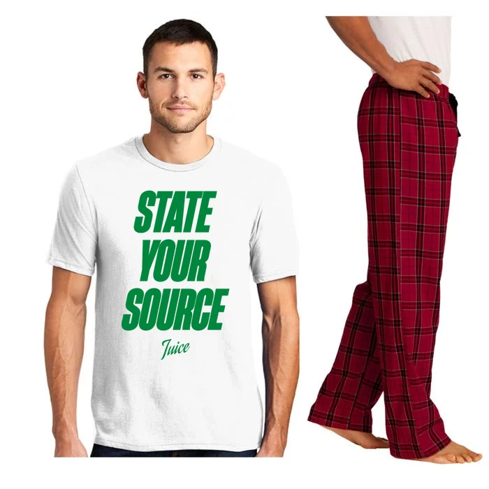 State Your Source Pajama Set