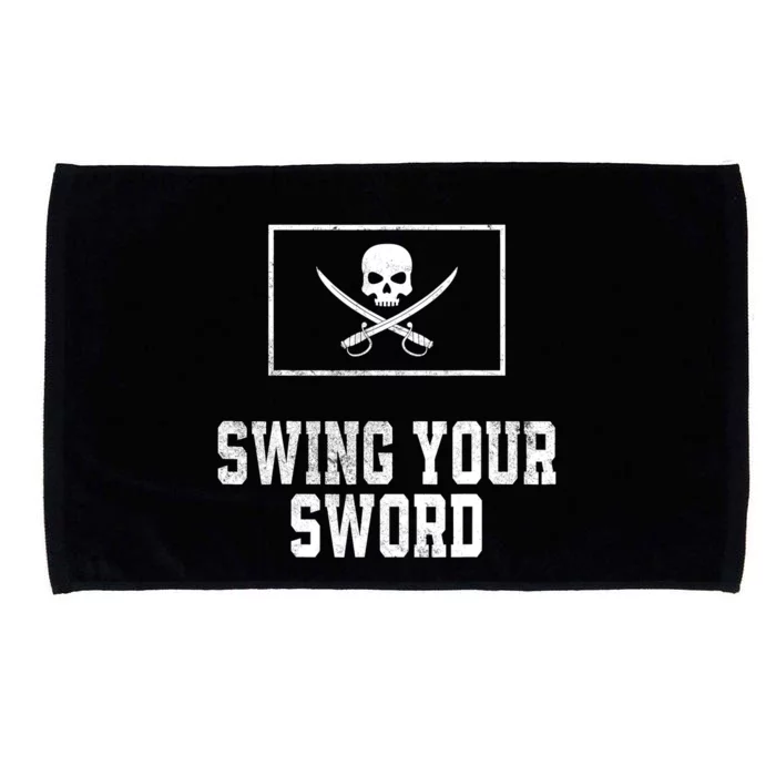 Swing Your Sword Vintage Microfiber Hand Towel