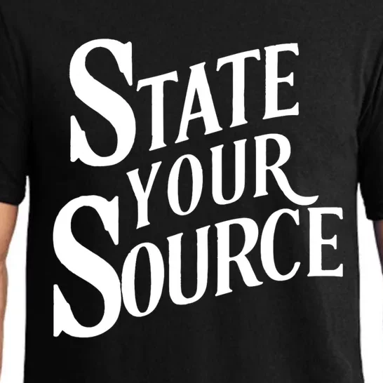 State Your Source Pajama Set