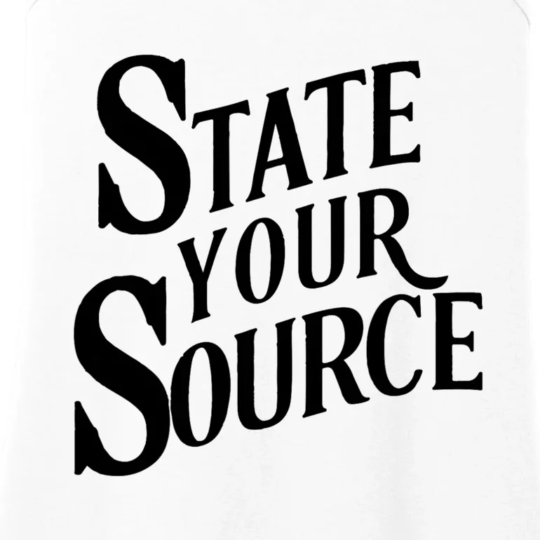 State Your Source Ladies Essential Tank