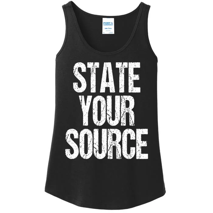 State Your Source Ladies Essential Tank