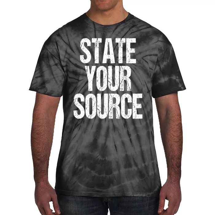 State Your Source Tie-Dye T-Shirt