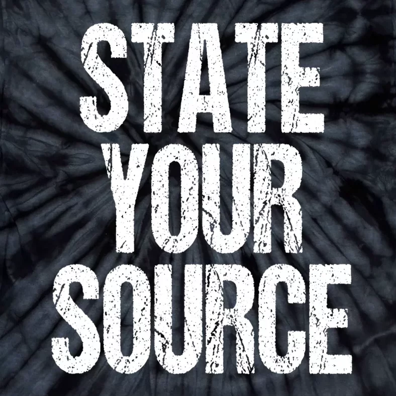 State Your Source Tie-Dye T-Shirt