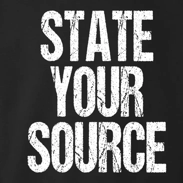 State Your Source Toddler Hoodie