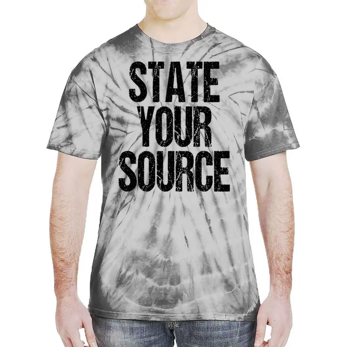 State Your Source Tie-Dye T-Shirt