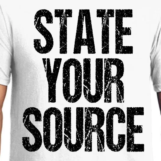 State Your Source Pajama Set