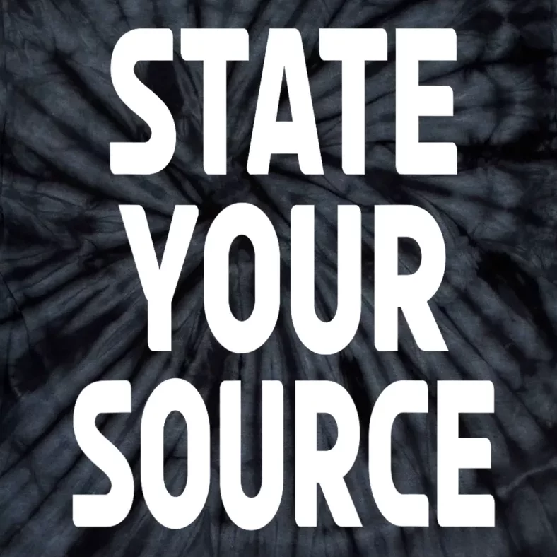 State Your Source Tie-Dye T-Shirt