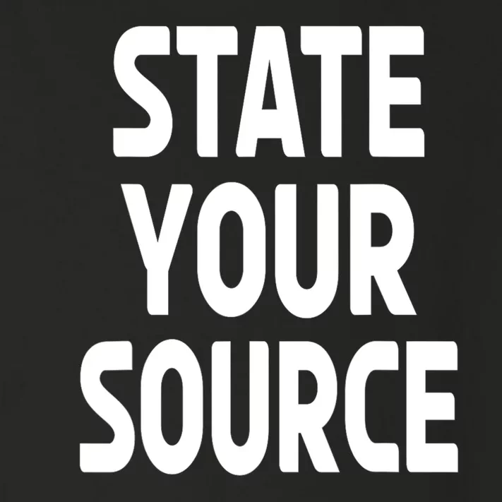 State Your Source Toddler Long Sleeve Shirt