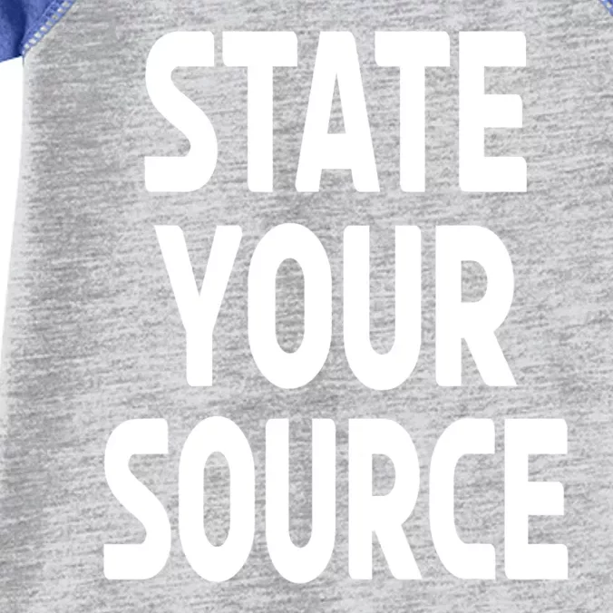 State Your Source Infant Baby Jersey Bodysuit