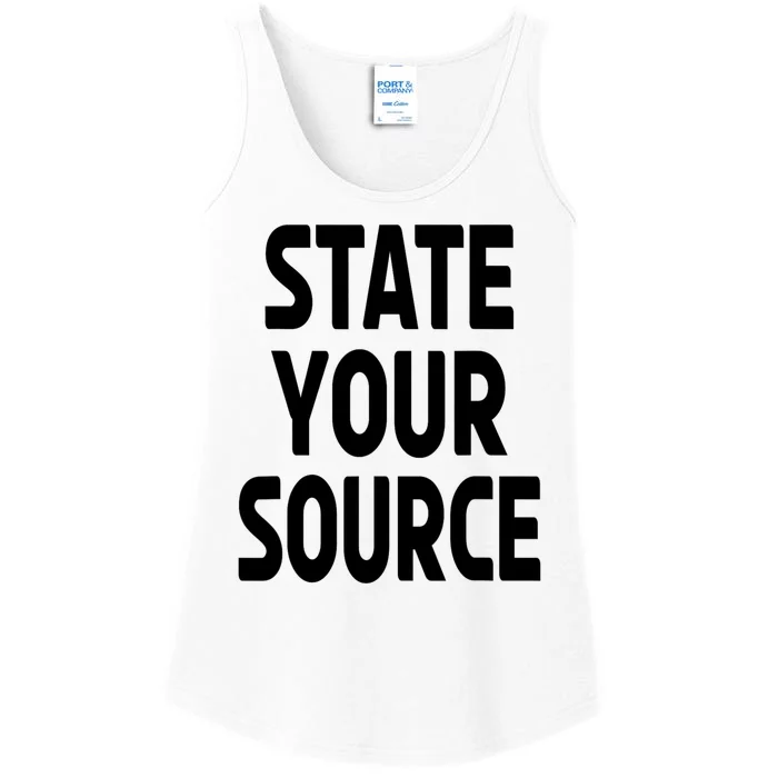 State Your Source Ladies Essential Tank