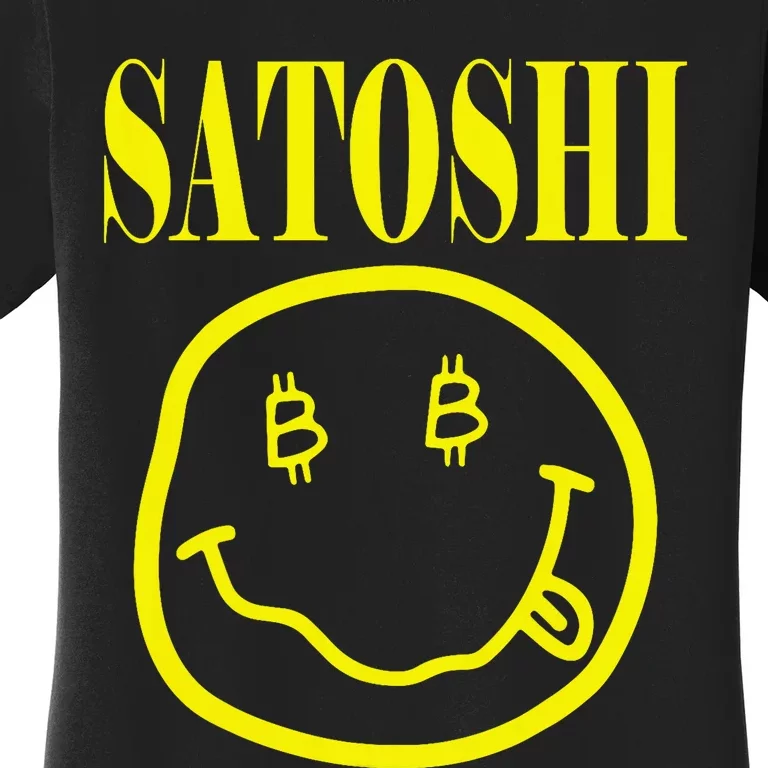 Satoshi Yellow Smile Face Women's T-Shirt