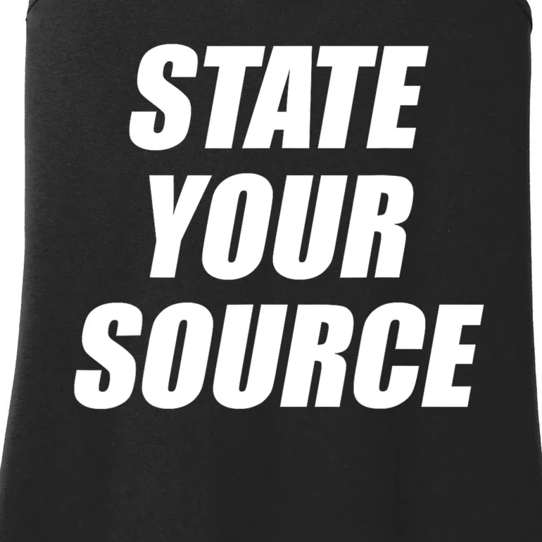 State Your Source Ladies Essential Tank