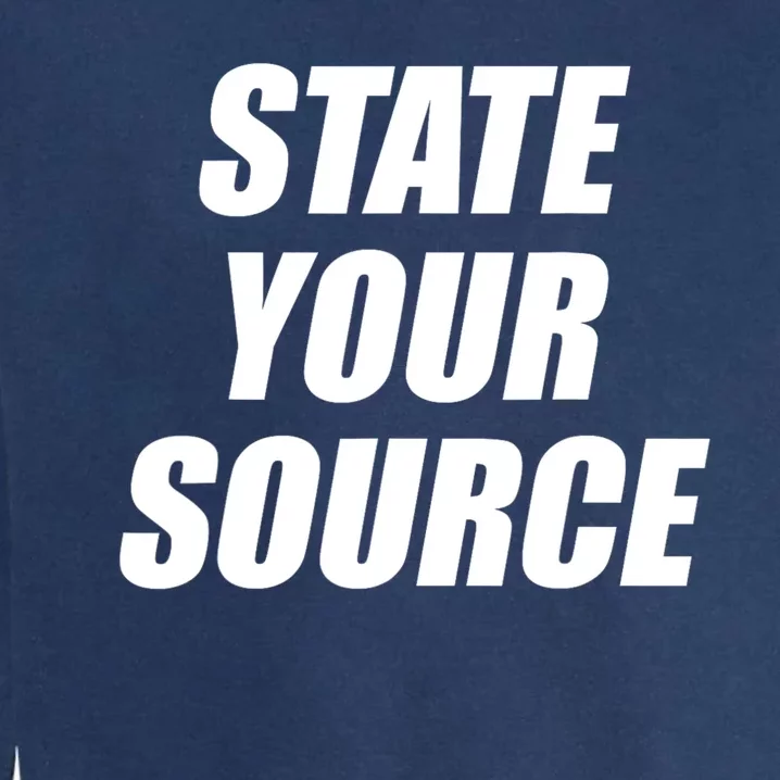 State Your Source Garment-Dyed Sweatshirt