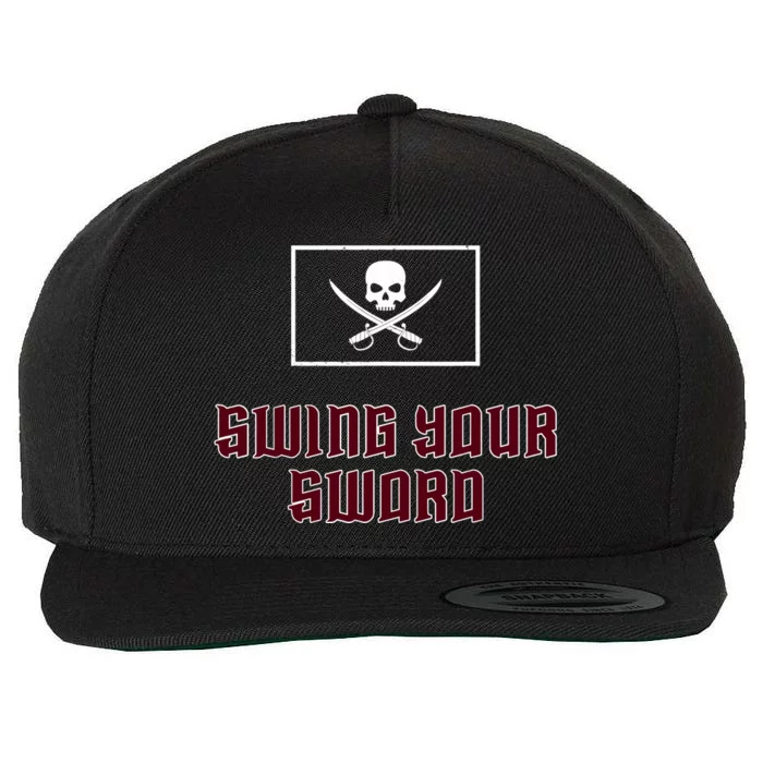 Swing Your Sword Wool Snapback Cap