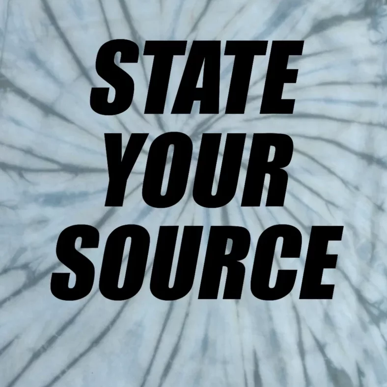 State Your Source Tie-Dye T-Shirt