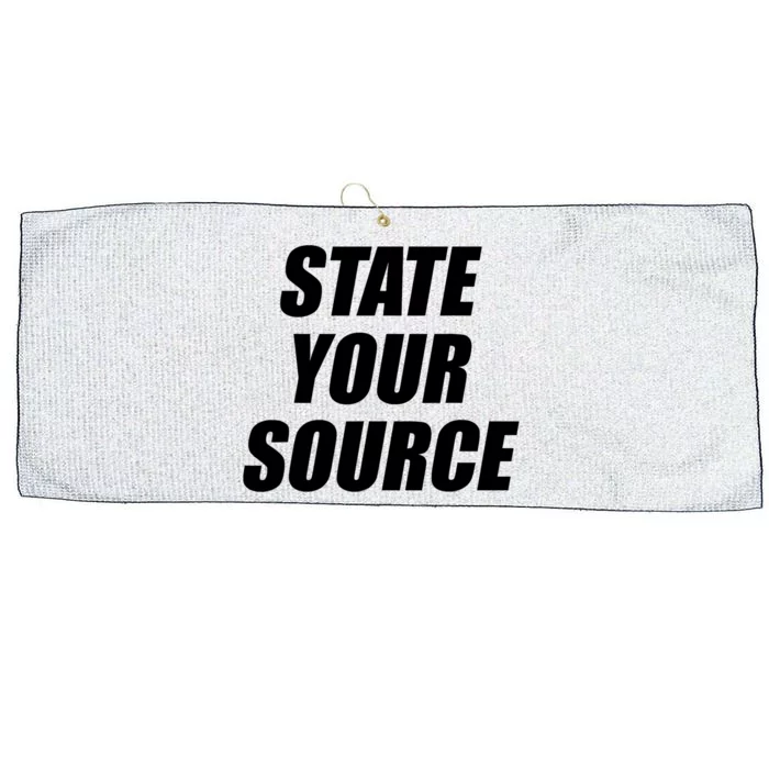 State Your Source Large Microfiber Waffle Golf Towel