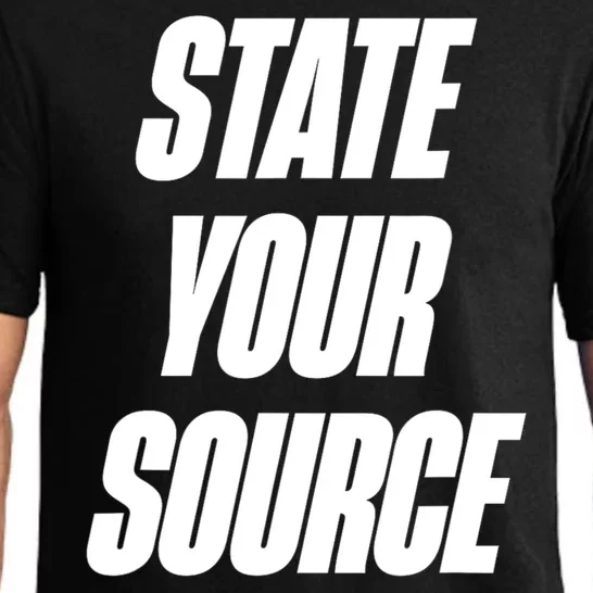 State Your Source Pajama Set