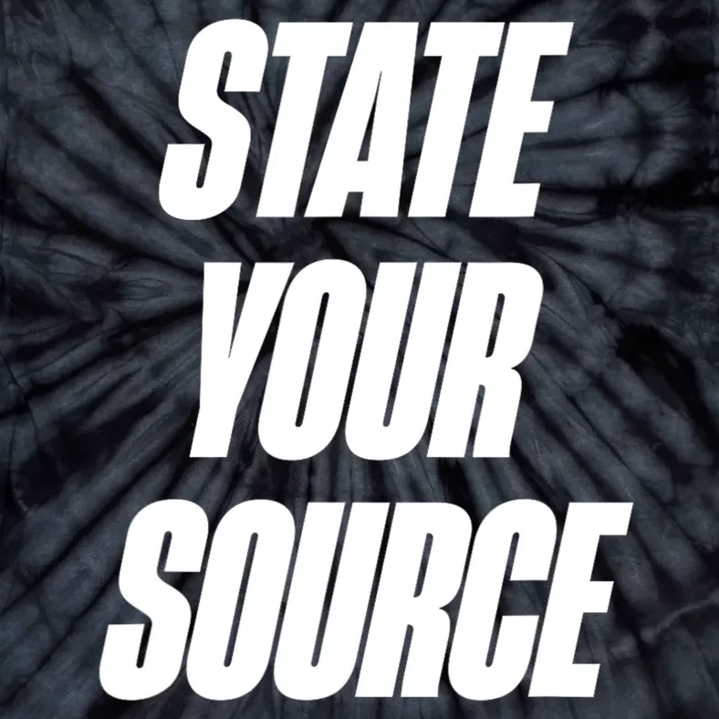 State Your Source Tie-Dye T-Shirt