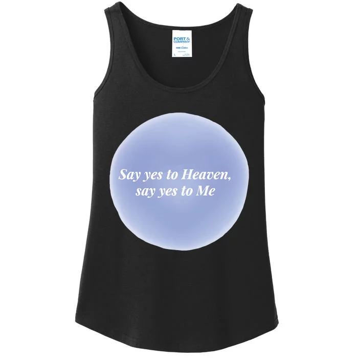 Say Yes To Heaven Say Yes To Me Ladies Essential Tank