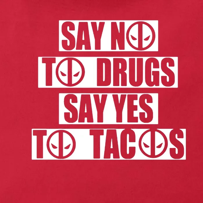 Say Yes To Tacos Zip Tote Bag