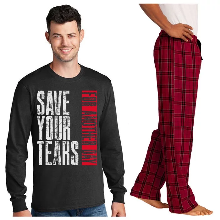 Save Your Tears Long Sleeve Pajama Set