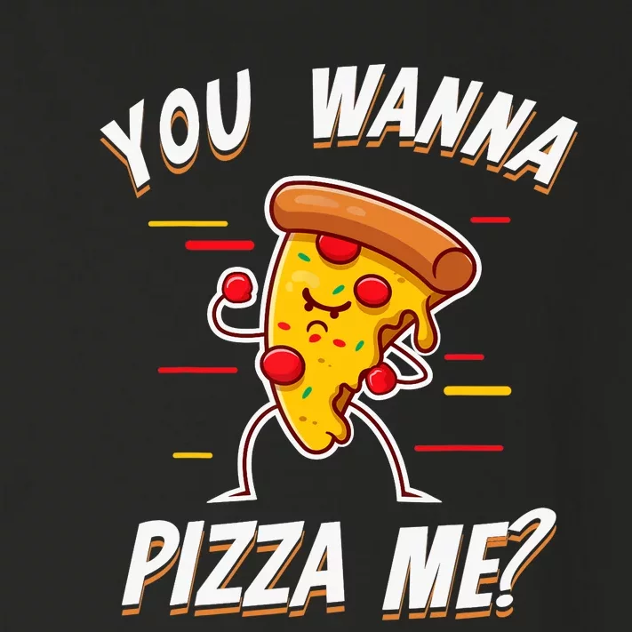 Sarcastic You Wanna Pizza Me Funny Pizza Toddler Long Sleeve Shirt