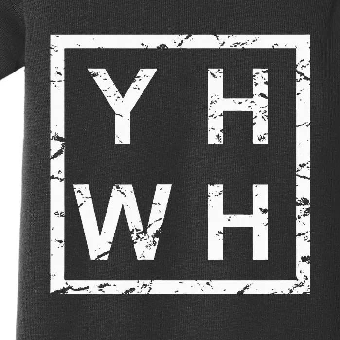 Stylish Yhwh Yahweh Baby Bodysuit