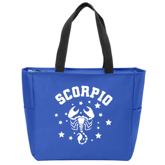 Scorpio Zodiac Astrology Gift Zip Tote Bag