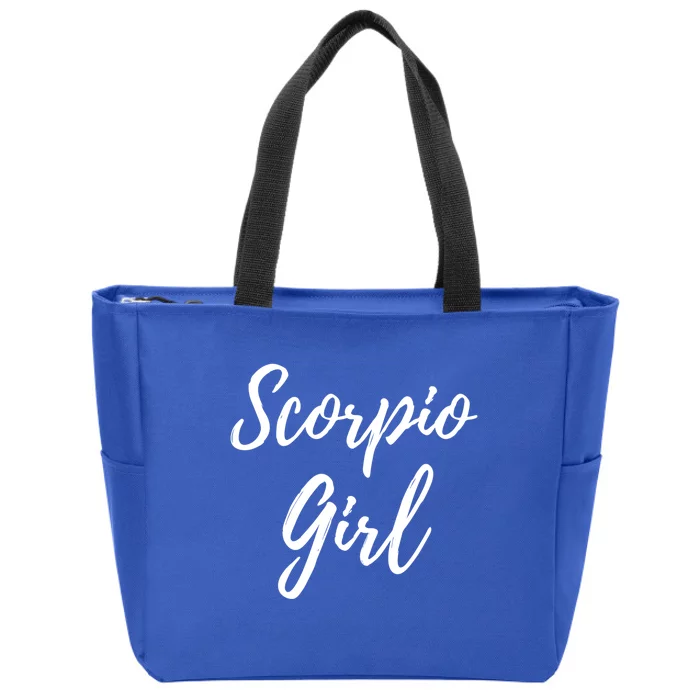 Scorpio Zodiac Astrological Sign Horoscope Birthday Gift Zip Tote Bag