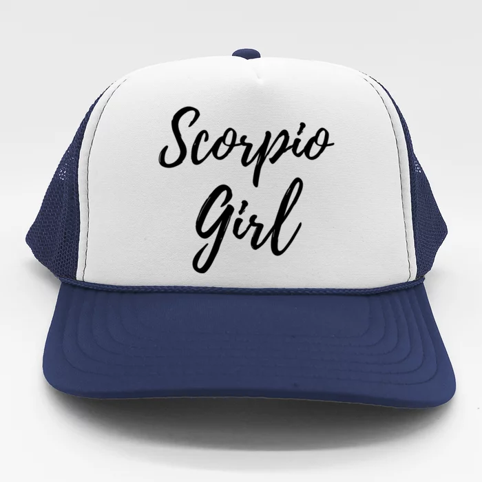 Scorpio Zodiac Astrological Sign Horoscope Birthday Gift Trucker Hat