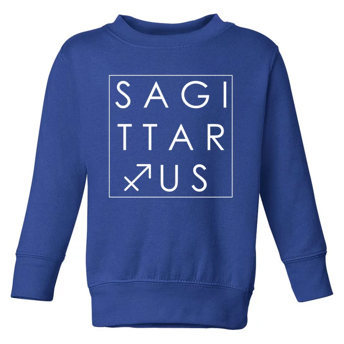 Sagittarius Zodiac Astrology Great Gift Toddler Sweatshirt