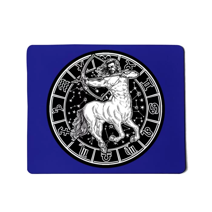 Sagittarius Zodiac Astrology Vintage Meaningful Gift Mousepad