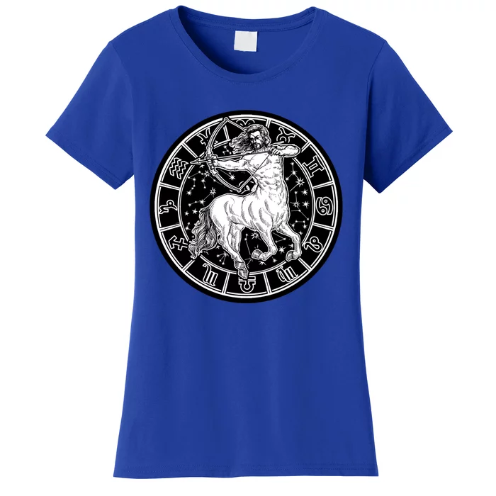 Sagittarius Zodiac Astrology Vintage Meaningful Gift Women's T-Shirt