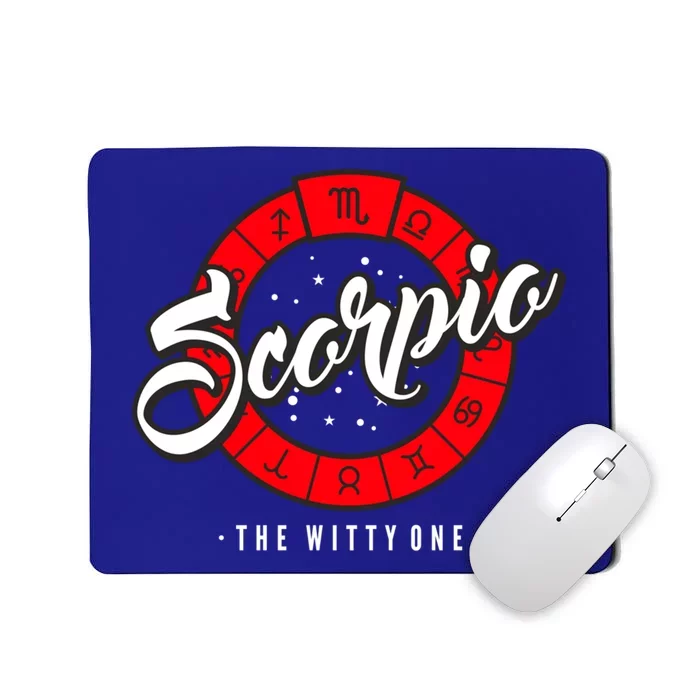 Scorpio Zodiac Astrology Scorpio Traits Birthday Cute Gift Mousepad