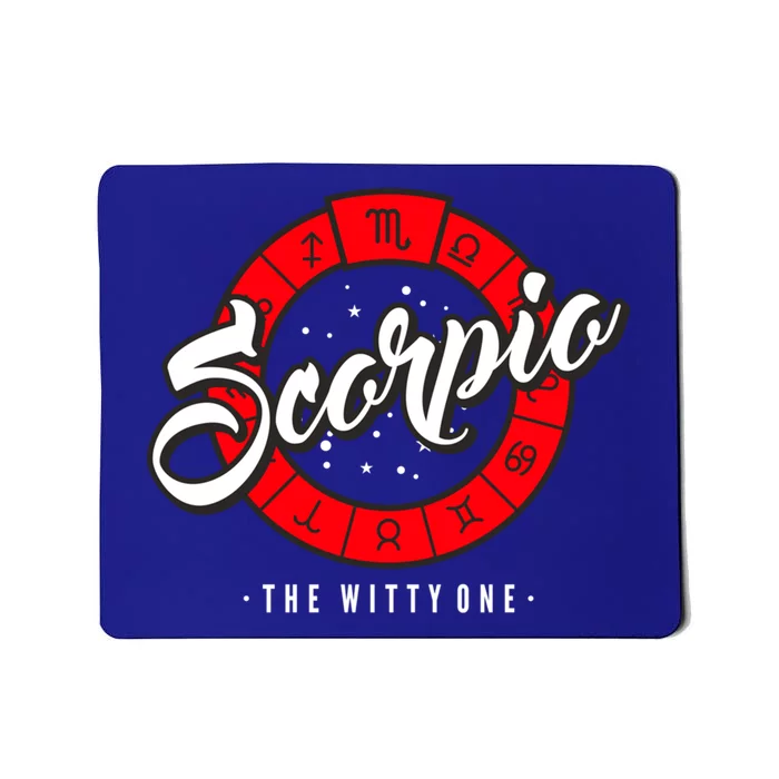 Scorpio Zodiac Astrology Scorpio Traits Birthday Cute Gift Mousepad