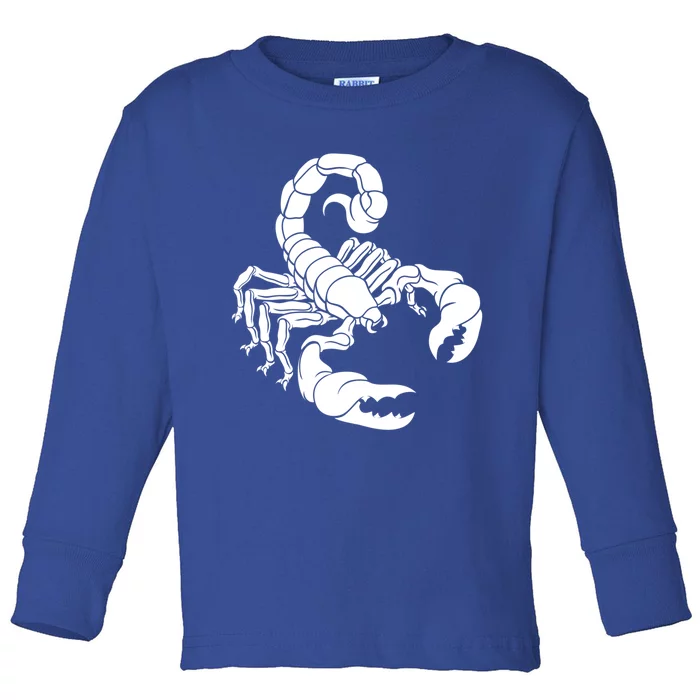 Scorpio Zodiac Astrology Sign Gift Toddler Long Sleeve Shirt