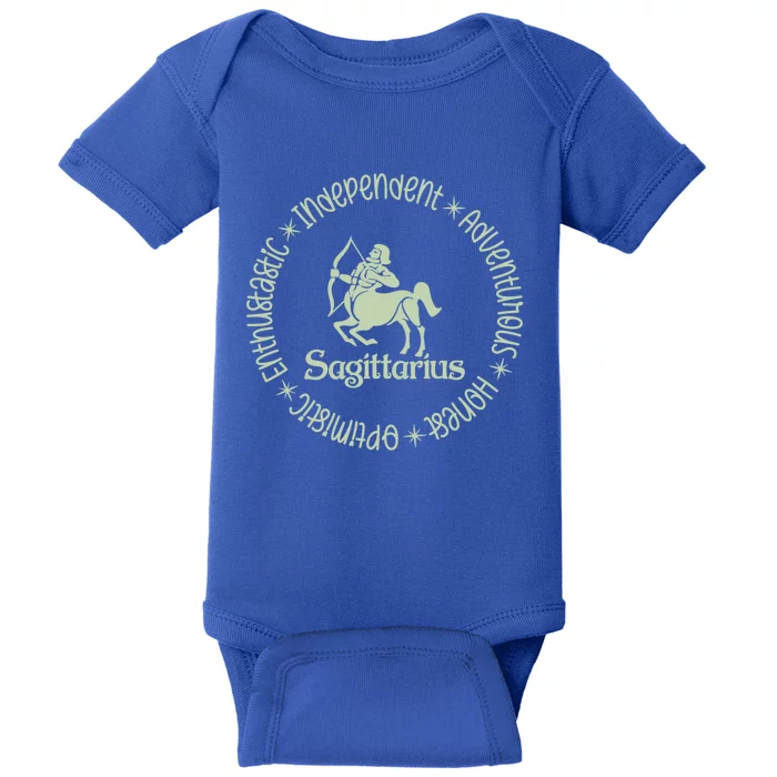 Sagittarius Zodiac Birthday Traits Astrology Horoscope Gift Baby Bodysuit