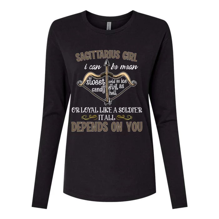 Sagittarius Zodiac Birthday Gift Funny Gift Womens Cotton Relaxed Long Sleeve T-Shirt