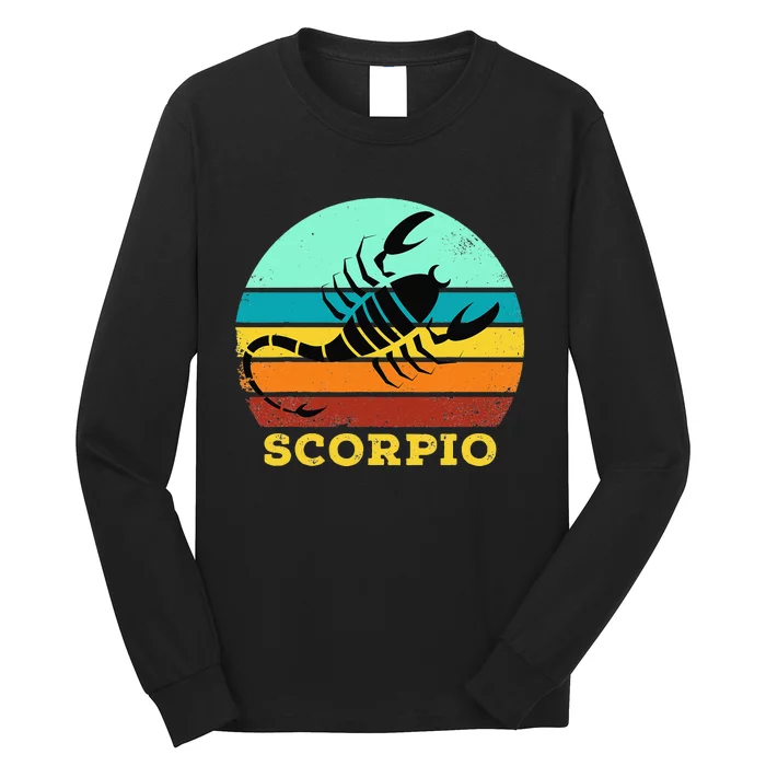 Scorpio Zodiac Birthday Horoscope Sign Scorpio Long Sleeve Shirt