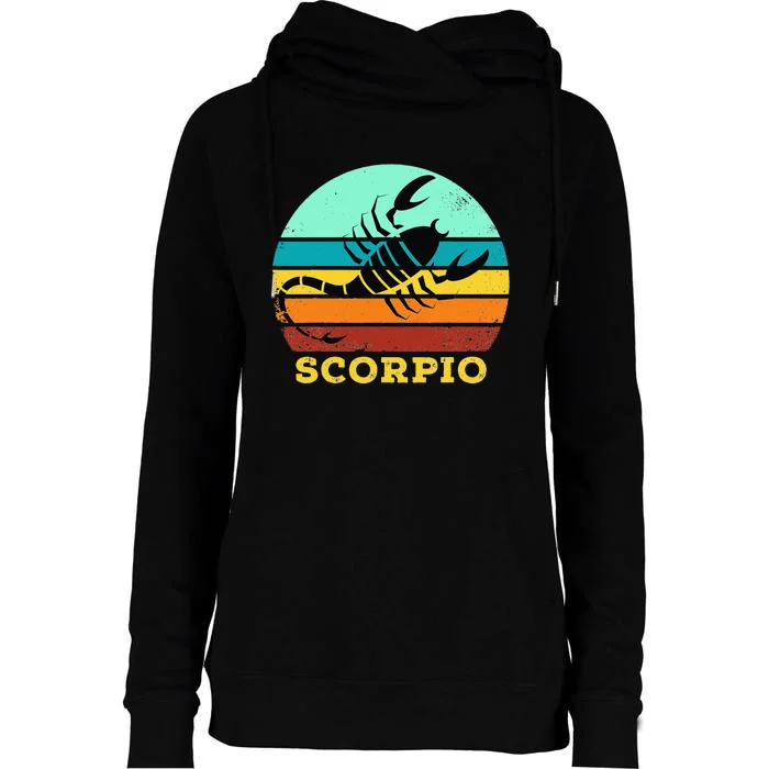 Scorpio Zodiac Birthday Horoscope Sign Scorpio Womens Funnel Neck Pullover Hood