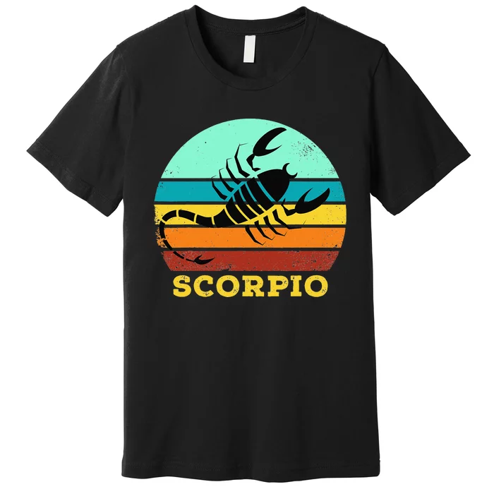 Scorpio Zodiac Birthday Horoscope Sign Scorpio Premium T-Shirt