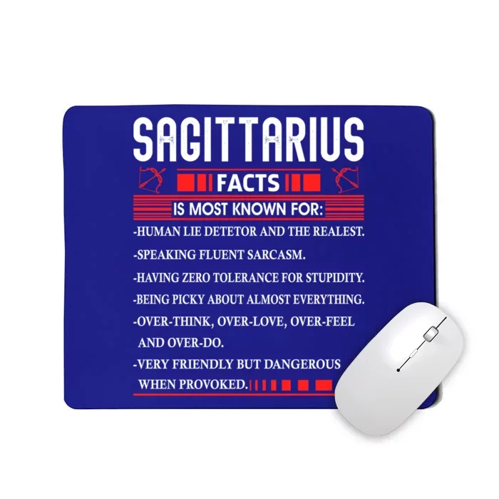 Sagittarius Zodiac Birthday Sagittarius Facts Gift Funny Meaningful Gift Mousepad