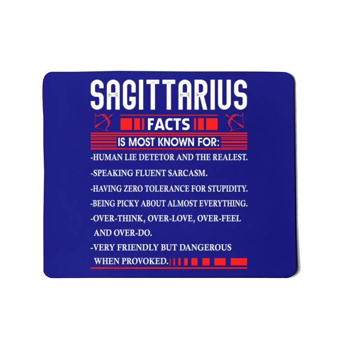 Sagittarius Zodiac Birthday Sagittarius Facts Gift Funny Meaningful Gift Mousepad