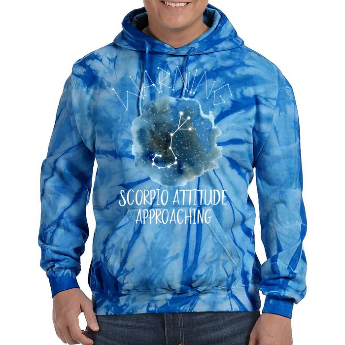 Scorpio Zodiac Constellation Aesthetic Scorpio Stuff Great Gift Tie Dye Hoodie