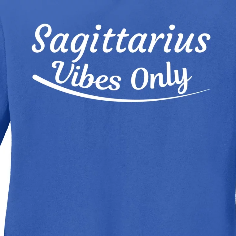 Sagittarius Zodiac Funny Gift November December Birth Horoscope Gift Ladies Long Sleeve Shirt